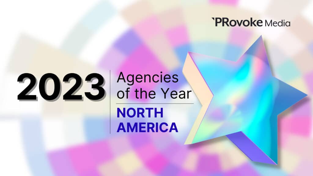 2023 PRovoke North American Boutique Agency of the Year