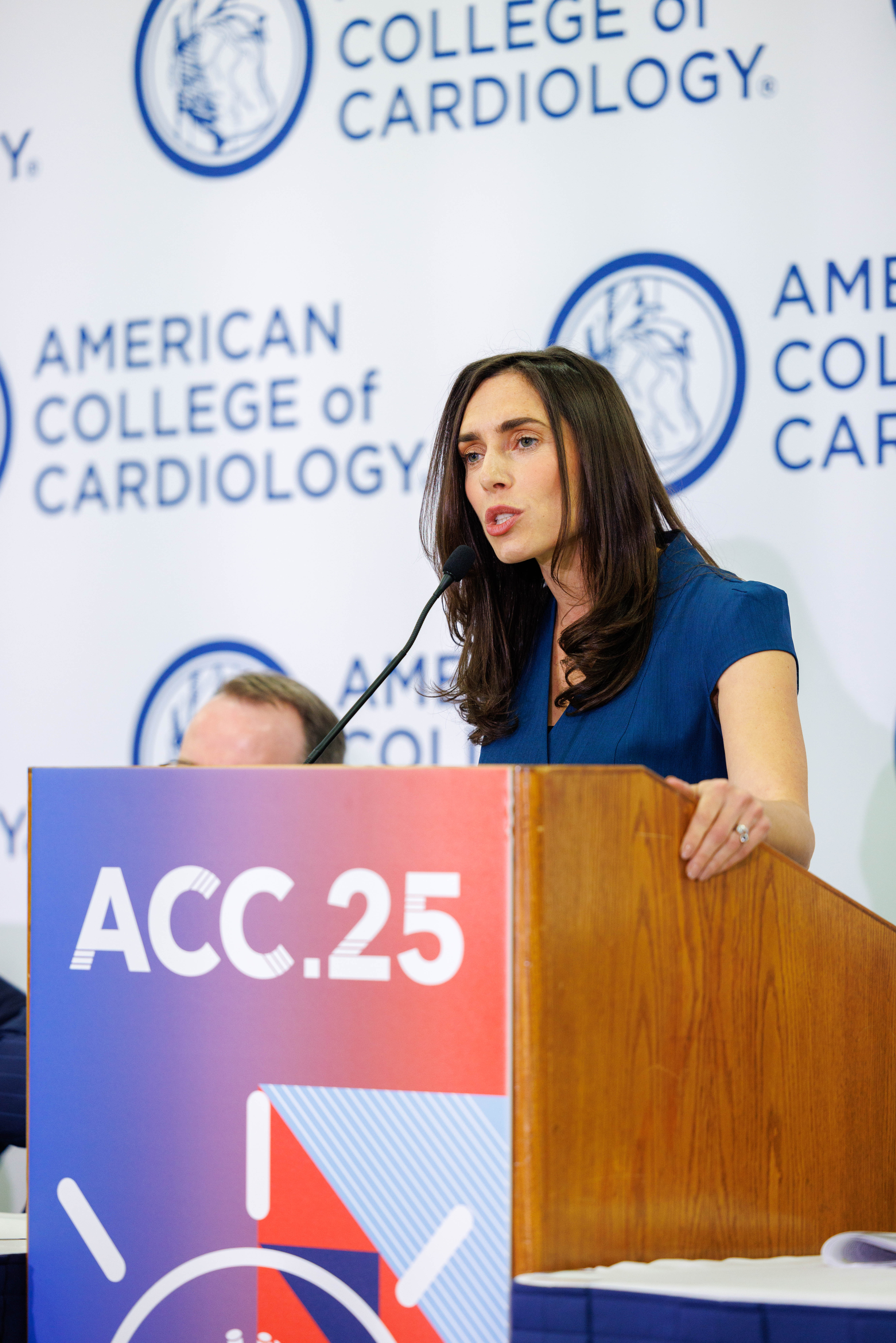 Ruth Masterson Creber, PhD, RN, speaks during LBCT IV Press Conference